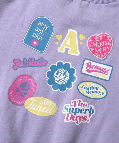 加絨背部徽章衛衣