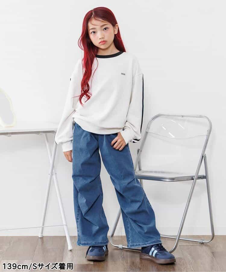 保暖前拉鍊寬鬆褲