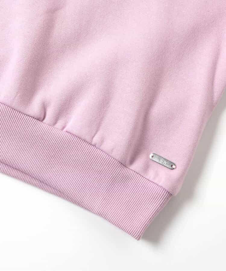 加絨肩部荷葉邊衛衣