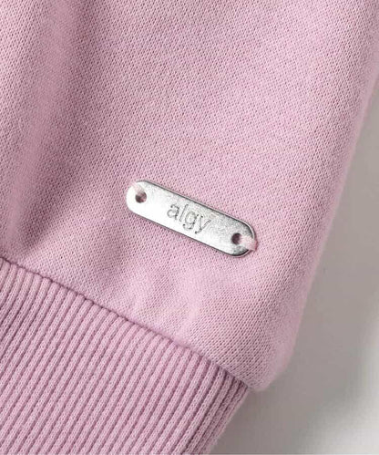 加絨肩部荷葉邊衛衣