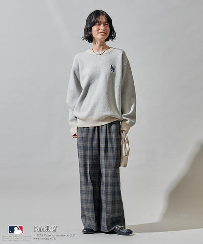 MLB×《PEANUTS》 提花針織衫