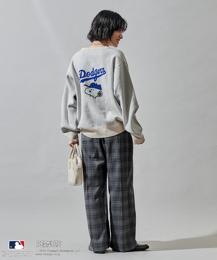 MLB×《PEANUTS》 提花針織衫