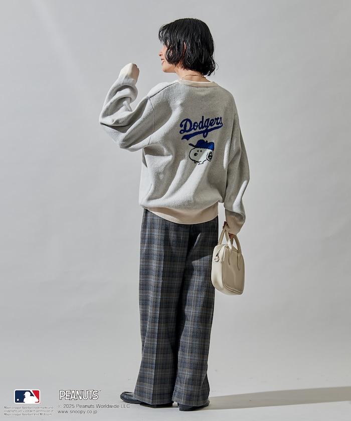 MLB×《PEANUTS》 提花針織衫