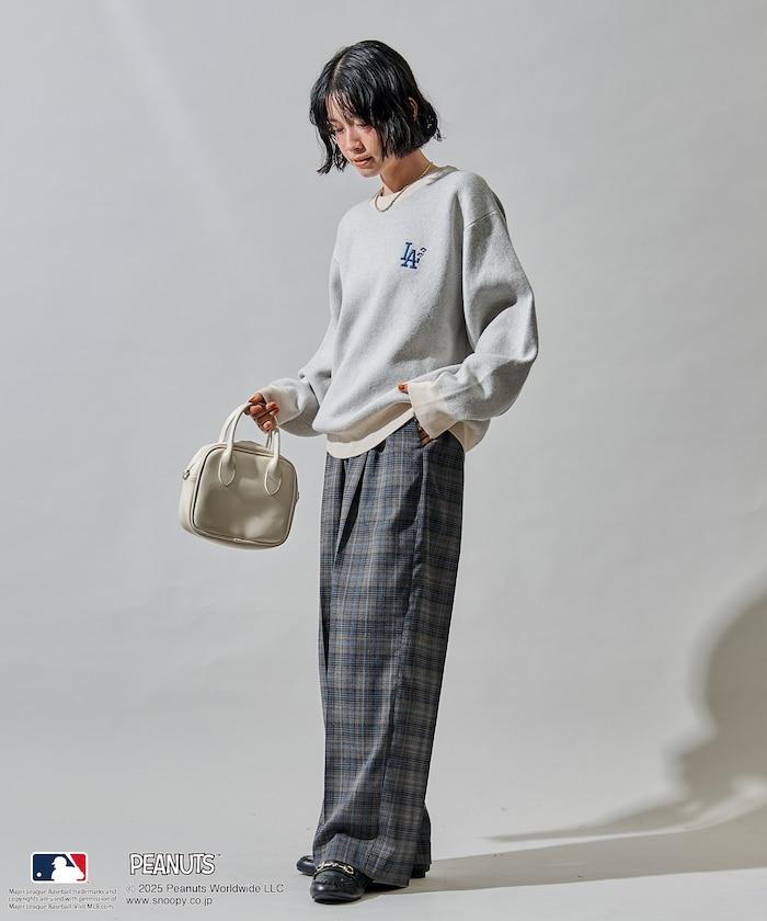 MLB×《PEANUTS》 提花針織衫