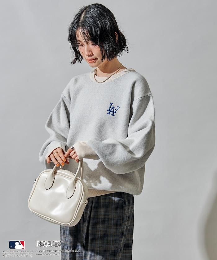 MLB×《PEANUTS》 提花針織衫