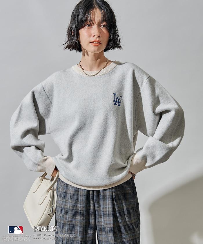 MLB×《PEANUTS》 提花針織衫
