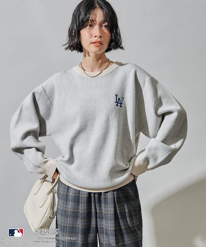 MLB×《PEANUTS》 提花針織衫