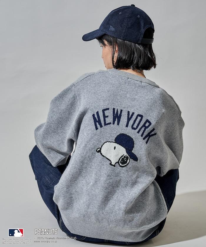 MLB×《PEANUTS》 提花針織衫