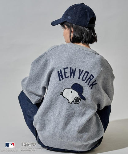 MLB×《PEANUTS》 提花針織衫