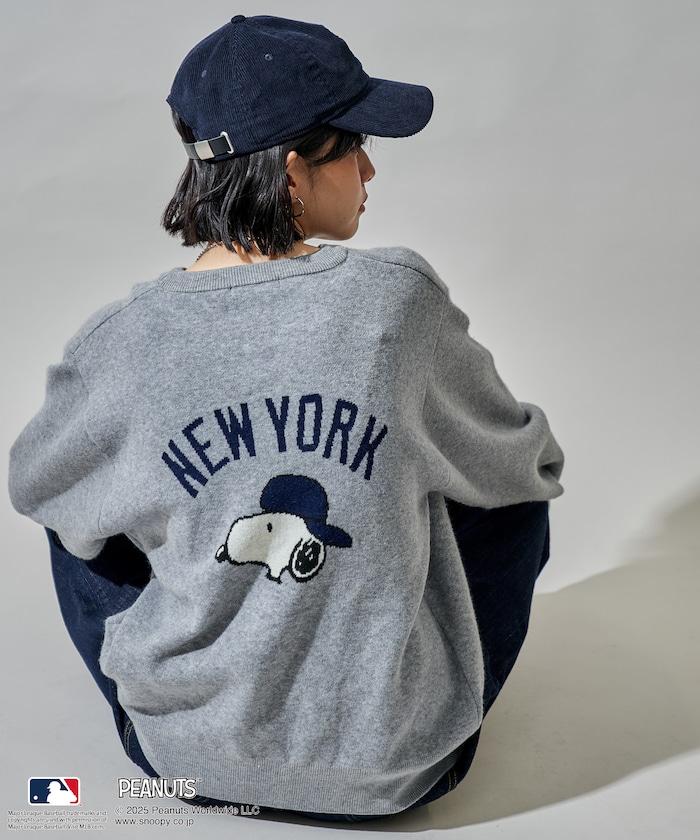 MLB×《PEANUTS》 提花針織衫