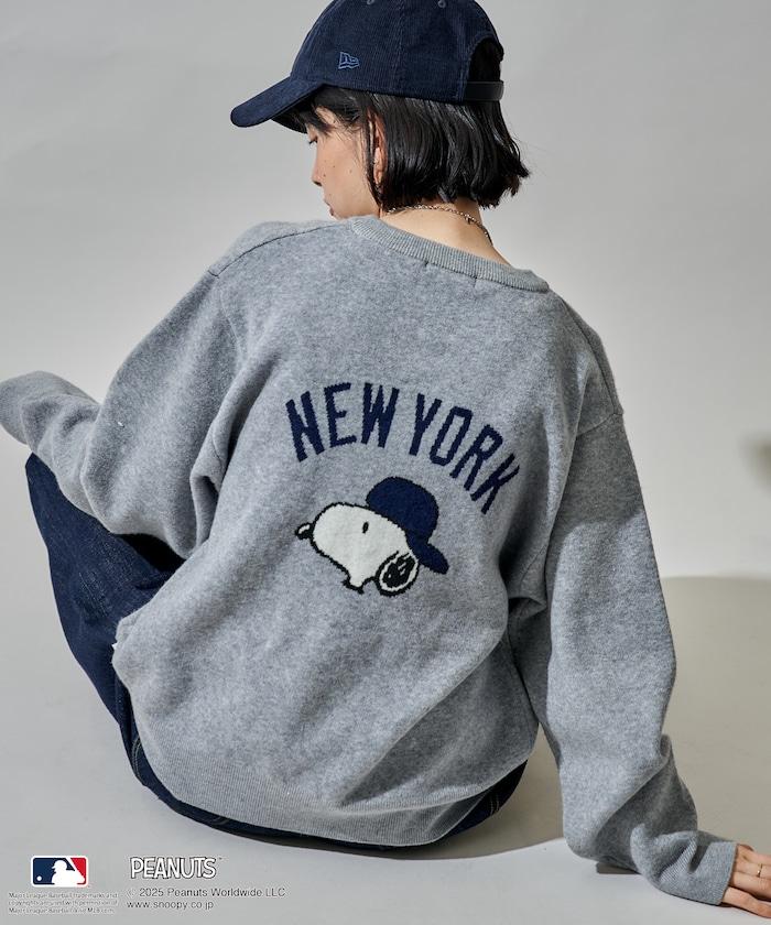 MLB×《PEANUTS》 提花針織衫