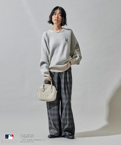 MLB×《PEANUTS》 提花針織衫