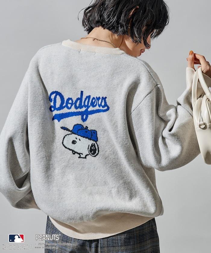 MLB×《PEANUTS》 提花針織衫