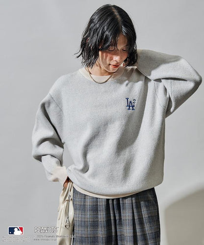 MLB×《PEANUTS》 提花針織衫