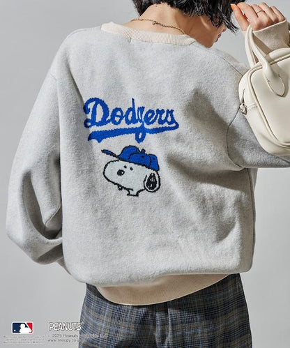 MLB×《PEANUTS》 提花針織衫