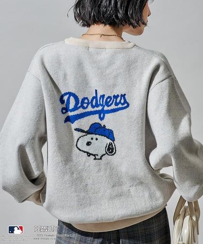 MLB×《PEANUTS》 提花針織衫