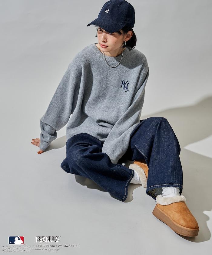 MLB×《PEANUTS》 提花針織衫