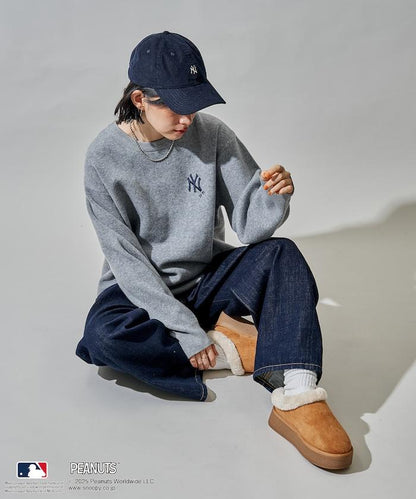 MLB×《PEANUTS》 提花針織衫