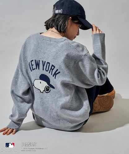 MLB×《PEANUTS》 提花針織衫