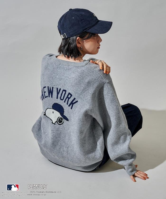 MLB×《PEANUTS》 提花針織衫