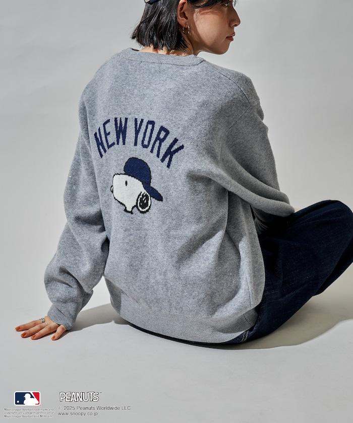 MLB×《PEANUTS》 提花針織衫