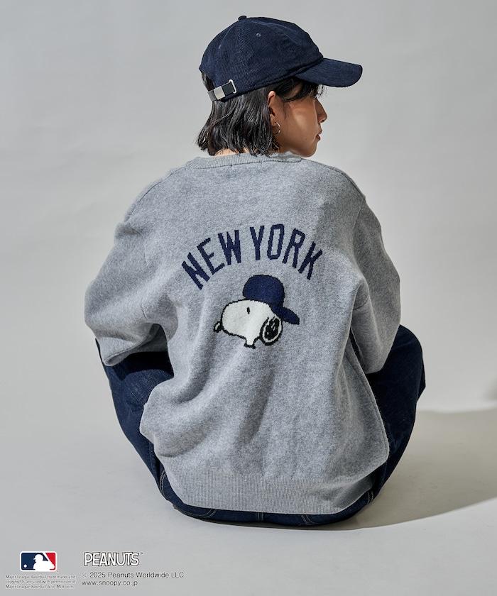 MLB×《PEANUTS》 提花針織衫