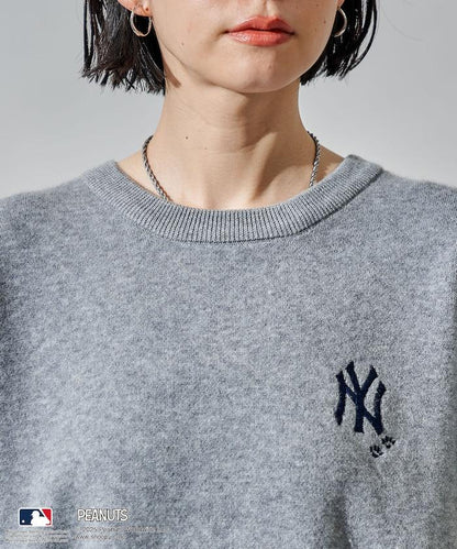 MLB×《PEANUTS》 提花針織衫