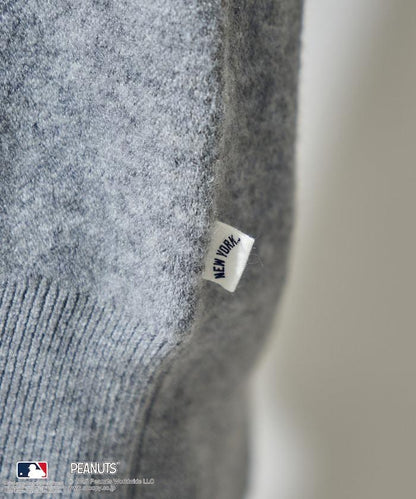 MLB×《PEANUTS》 提花針織衫