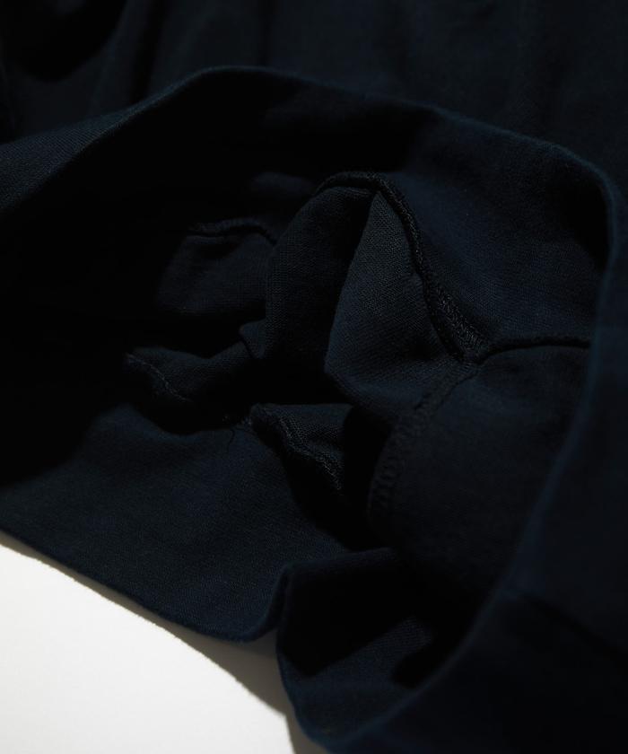 重磅針織面料四分之三拉鍊立領衫