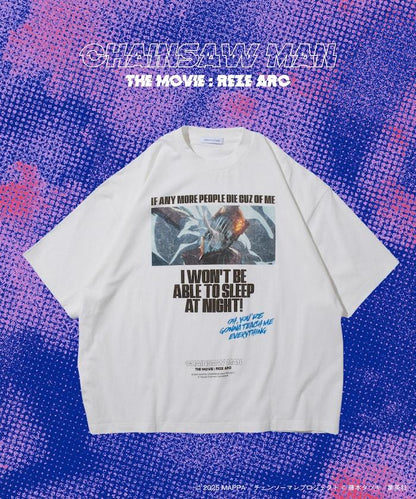 劇場版《電鋸人》蕾賽篇 印花圓領T恤