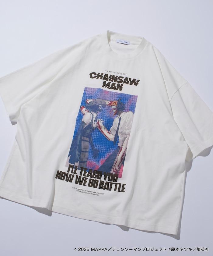 劇場版《電鋸人》蕾賽篇 印花圓領T恤