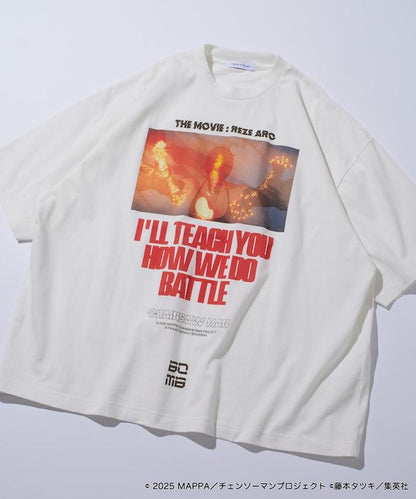 劇場版《電鋸人》蕾賽篇 印花圓領T恤