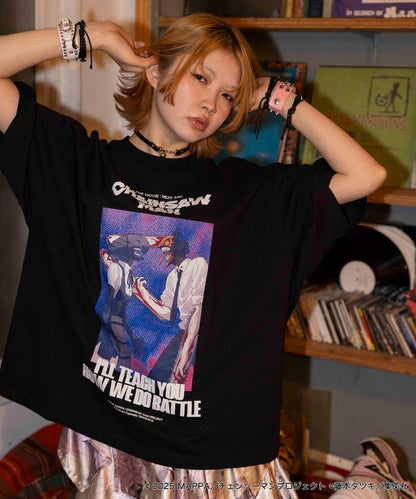 劇場版《電鋸人》蕾賽篇 印花圓領T恤