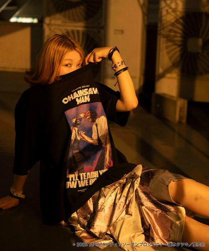 劇場版《電鋸人》蕾賽篇 印花圓領T恤