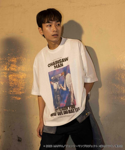 劇場版《電鋸人》蕾賽篇 印花圓領T恤