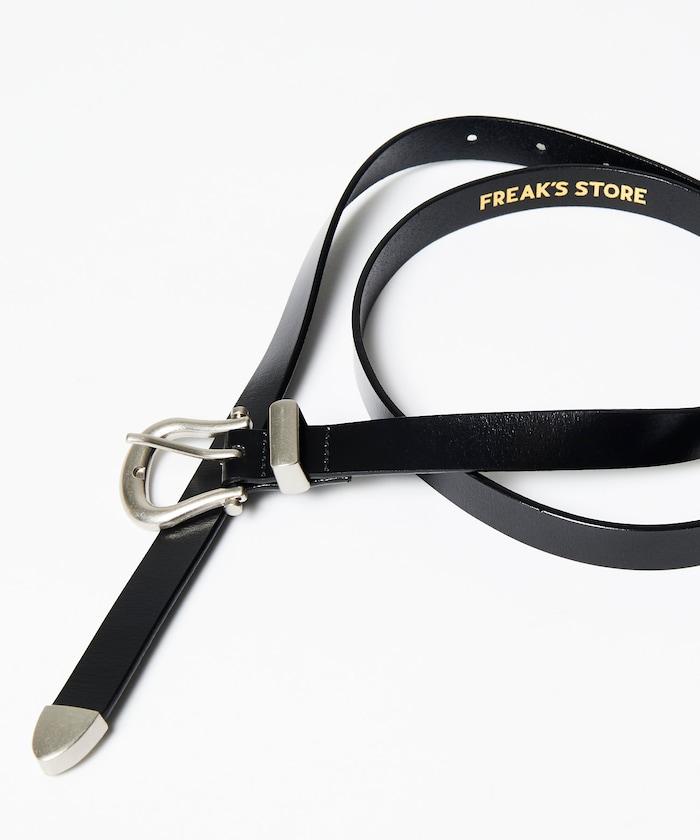 牛皮西部風窄款腰帶