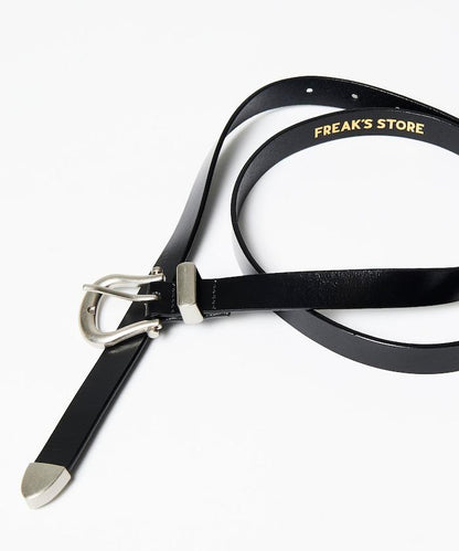 牛皮西部風窄款腰帶