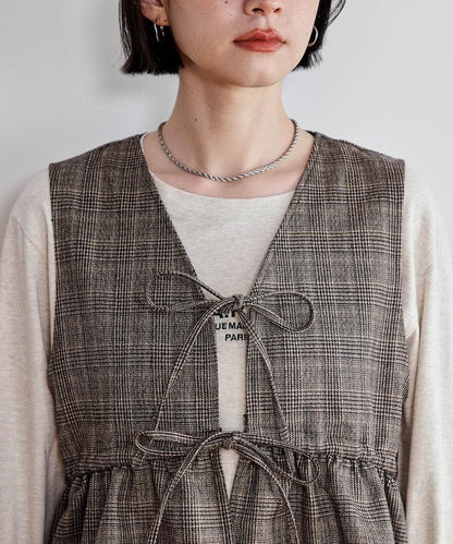 【套裝商品】荷葉邊吊帶背心長褲套裝