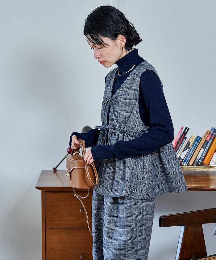 【套裝商品】荷葉邊吊帶背心長褲套裝