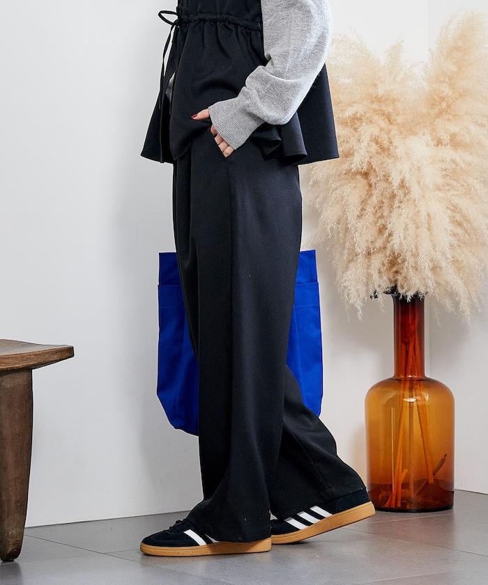 【套裝商品】荷葉邊吊帶背心長褲套裝