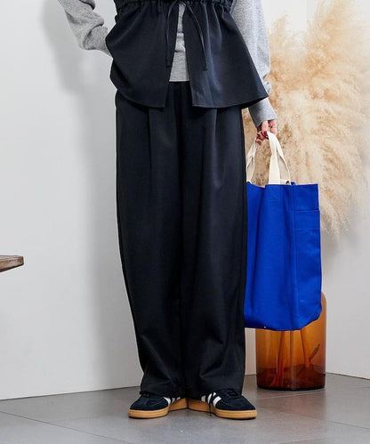 【套裝商品】荷葉邊吊帶背心長褲套裝