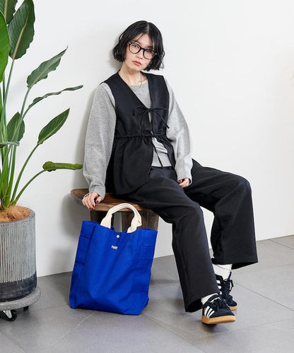 【套裝商品】荷葉邊吊帶背心長褲套裝