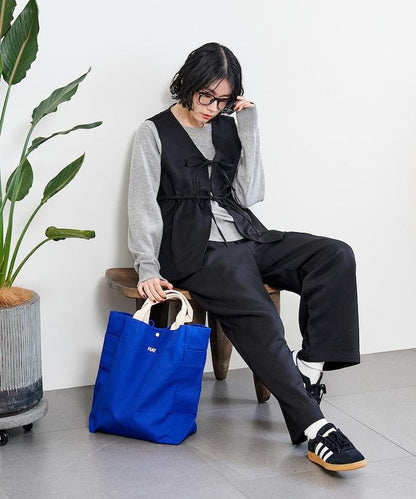 【套裝商品】荷葉邊吊帶背心長褲套裝