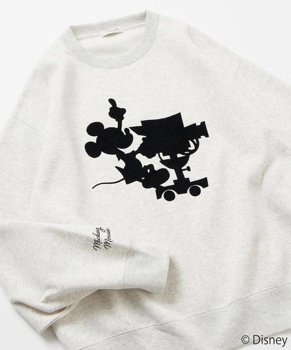 FREAK'S STORE×前田亞美/《迪士尼》/Mickey Mouse/米老鼠/植絨印花衛衣