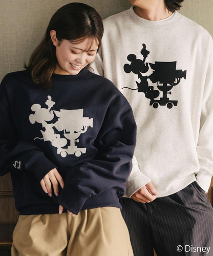 FREAK'S STORE×前田亞美/《迪士尼》/Mickey Mouse/米老鼠/植絨印花衛衣