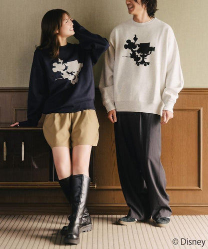 FREAK'S STORE×前田亞美/《迪士尼》/Mickey Mouse/米老鼠/植絨印花衛衣