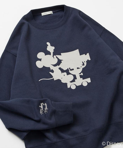 FREAK'S STORE×前田亞美/《迪士尼》/Mickey Mouse/米老鼠/植絨印花衛衣