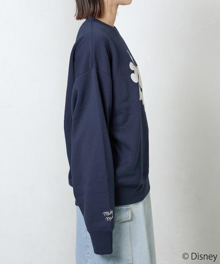 FREAK'S STORE×前田亞美/《迪士尼》/Mickey Mouse/米老鼠/植絨印花衛衣