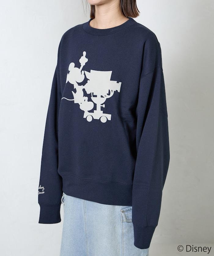 FREAK'S STORE×前田亞美/《迪士尼》/Mickey Mouse/米老鼠/植絨印花衛衣