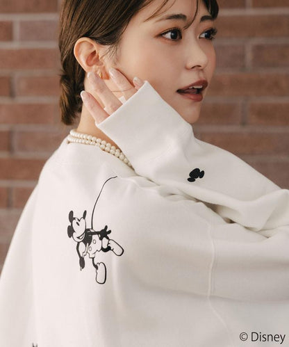 FREAK'S STORE×前田亞美/《迪士尼》/Mickey＆Minnie/米老鼠＆米妮/刺繡衛衣